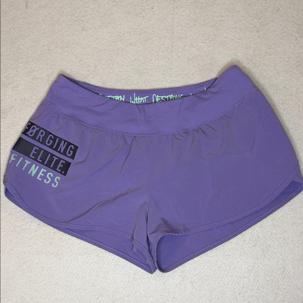 Reebok CrossFit Purple Women's Fitness Shorts Running Workout Activewear Size S